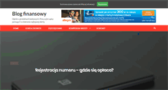 Desktop Screenshot of blog-finansowy.pl